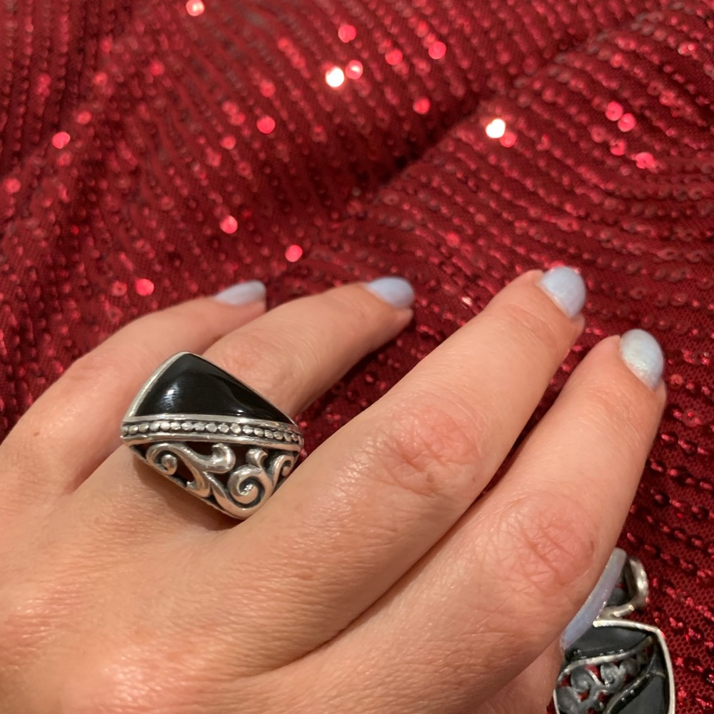VTG silver ring